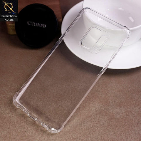 Soft 6D Turn Sound Design Shockproof Silicone Transparent Clear Case For Samsung Galaxy S9