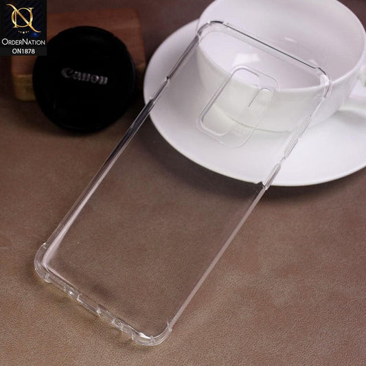 Soft 6D Turn Sound Design Shockproof Silicone Transparent Clear Case For Samsung Galaxy S9 Plus