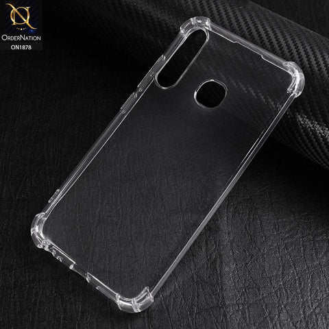 Infinix Smart 3 Plus Cover - Soft 4D Design Shockproof Silicone Transparent Clear Case