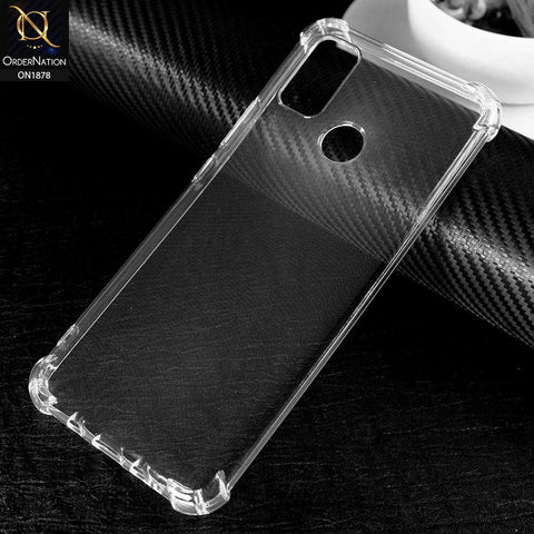 Tecno Spark 6 Pro Cover - Soft 4D Design Shockproof Silicone Transparent Clear Case