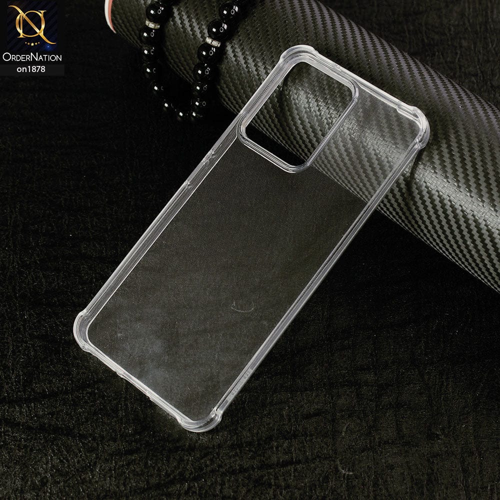 Vivo S12  Cover - Soft 4D Design Shockproof Silicone Transparent Clear Case