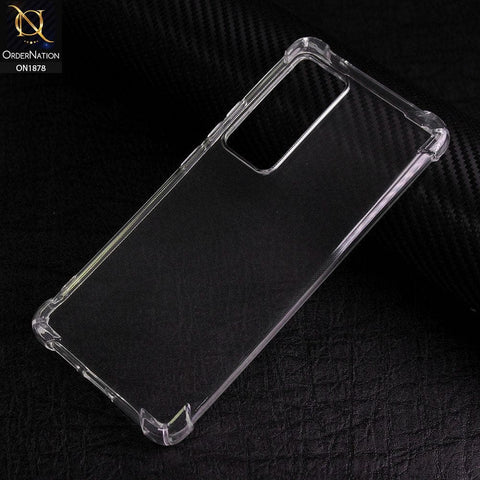 Vivo X60 Pro Cover - Soft 4D Design Shockproof Silicone Transparent Clear Case