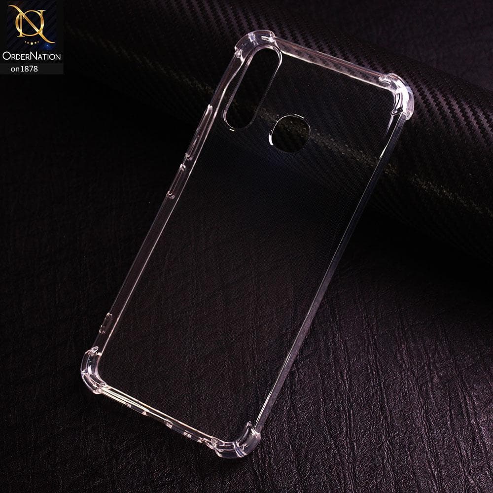 Vivo Y19 Soft 4D Design Shockproof Silicone Transparent Clear Case