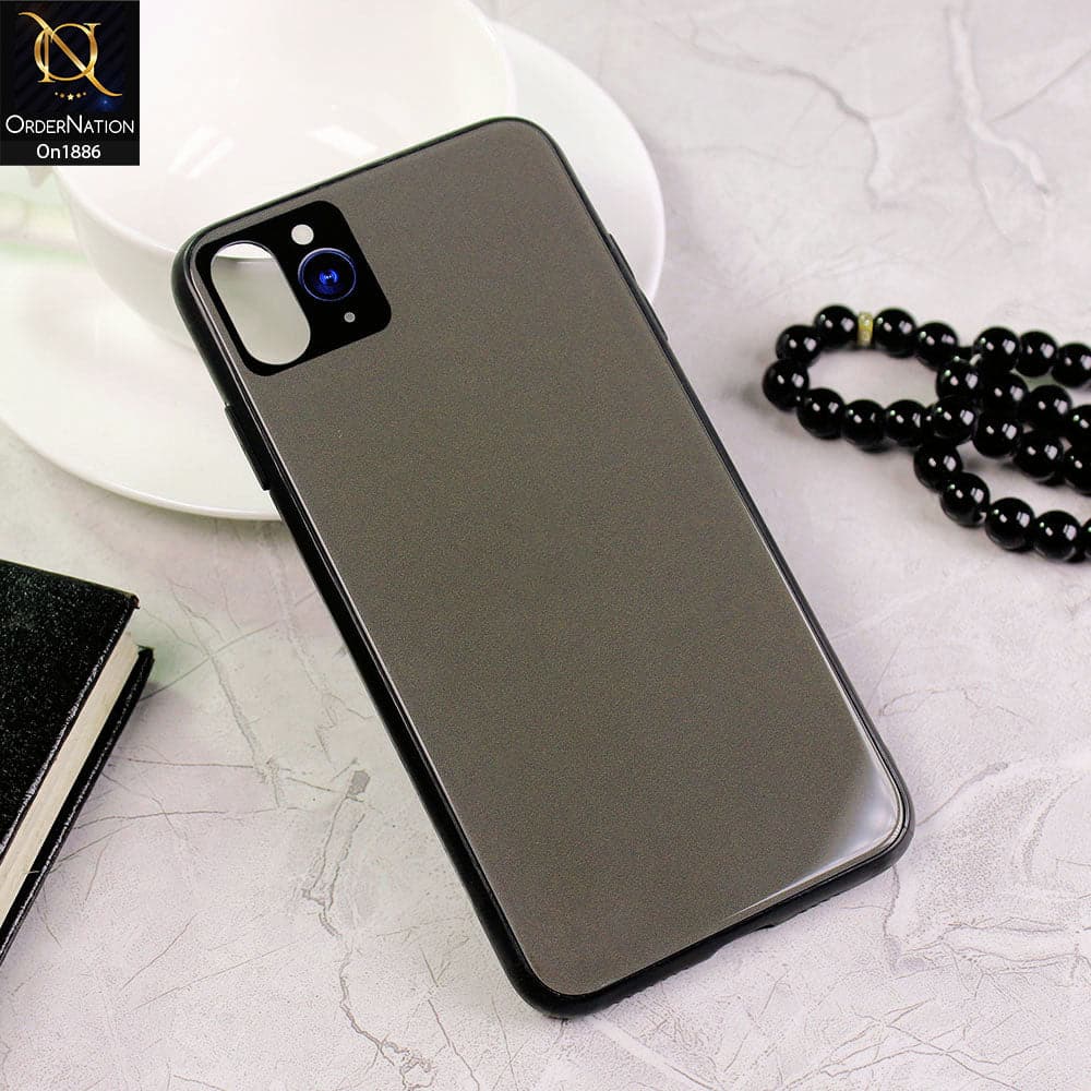 iPhone XS Max Cover - Seaweed Green - Soft Border Face-Lift Camera Glass Case