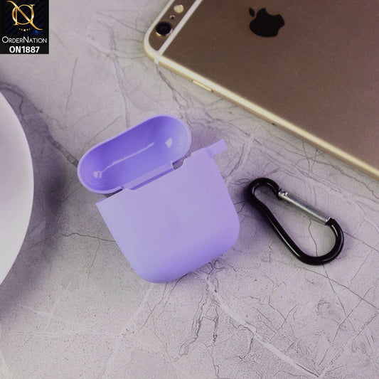 Apple Airpods 1 / 2 Cover - Crocus - Candy Color Soft Silicone Airpod Case