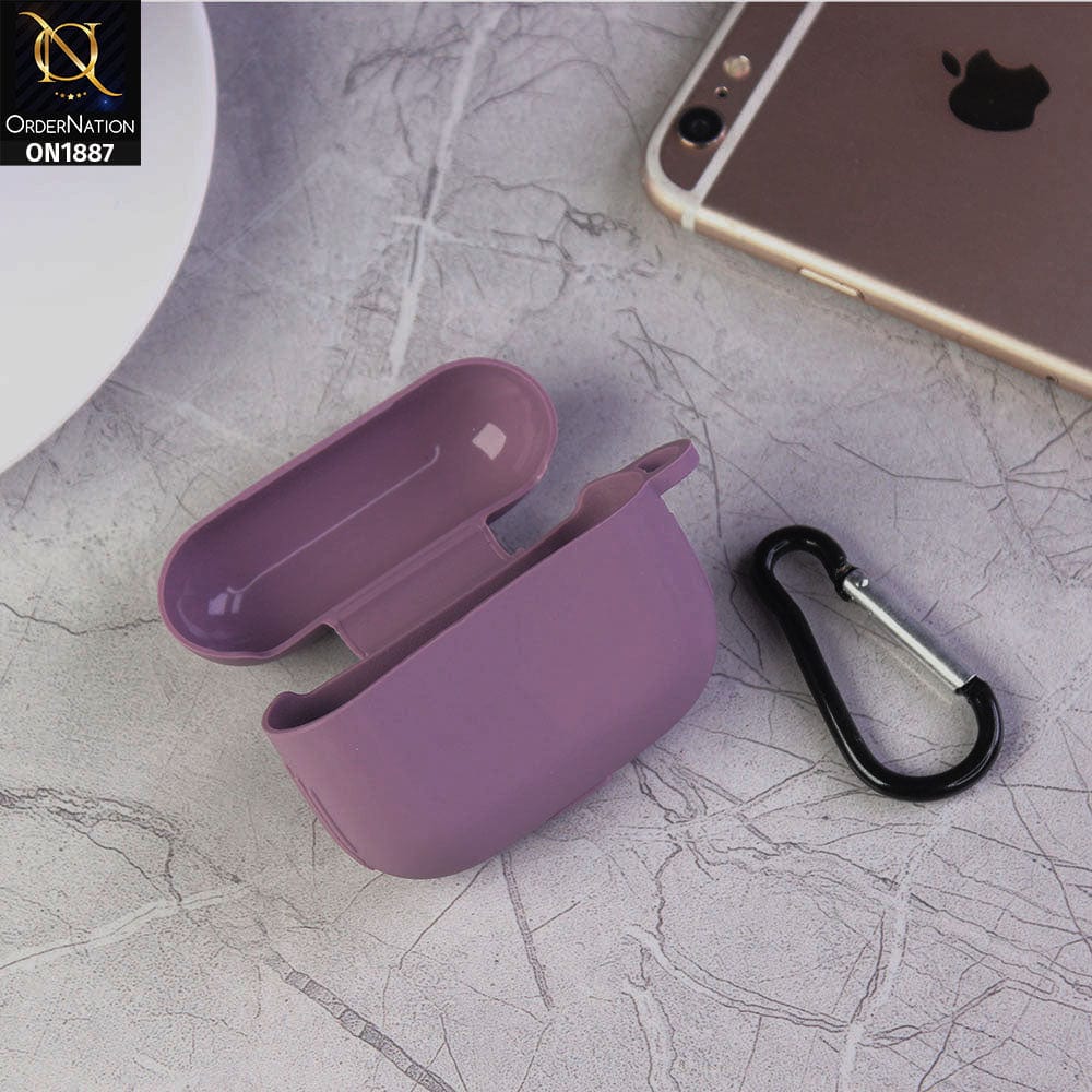 Apple Airpods Pro Cover - Mauve - Candy Color Soft Silicone Airpod Case