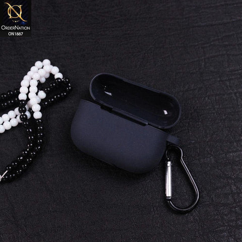 Apple Airpods Pro Cover - Midnight Blue - Candy Color Soft Silicone Airpod Case