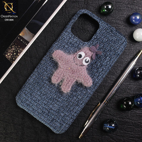 iPhone 11 Pro Cover - Blue - 3D Cute Starfish Pure Autumn Warm Carpet View Case