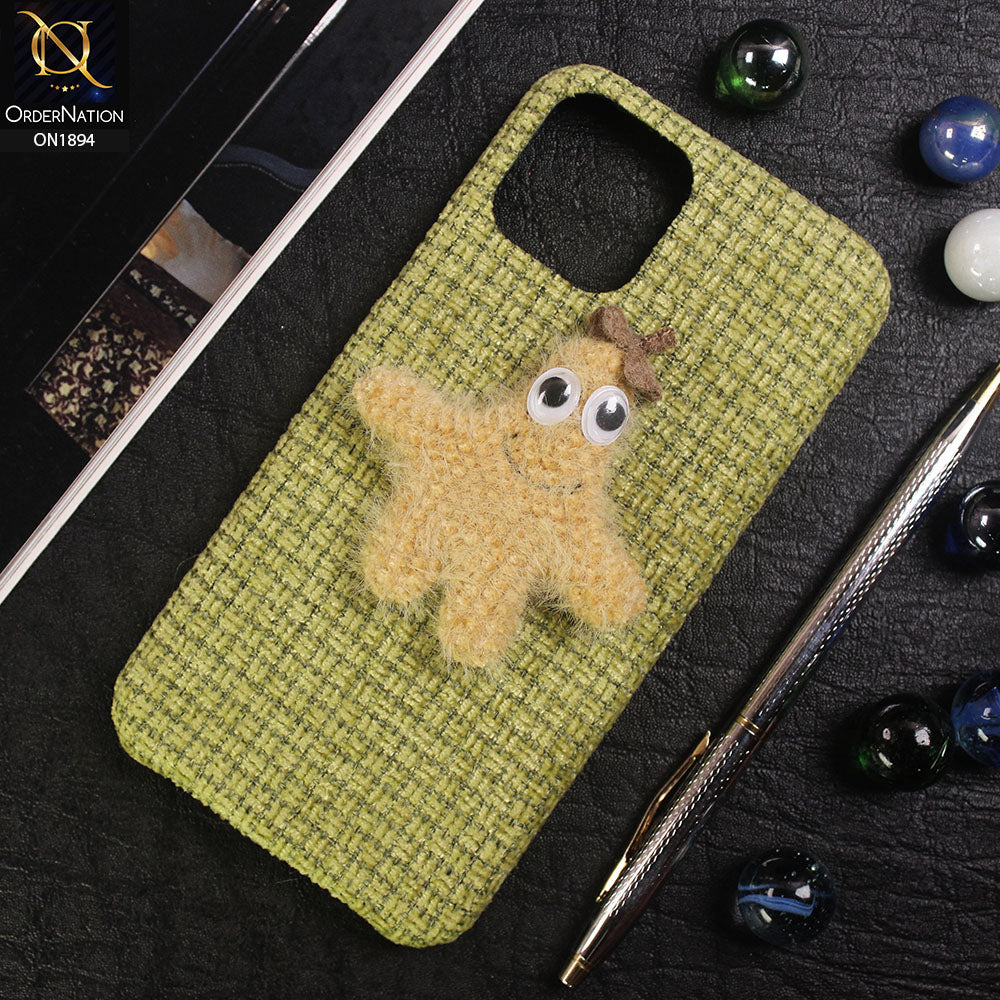 iPhone 11 Pro Cover - Green - 3D Cute Starfish Pure Autumn Warm Carpet View Case