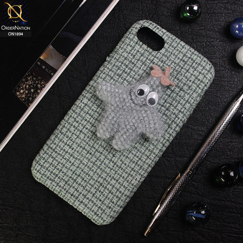 iPhone SE 2020 Cover - Seagreen - 3D Cute Starfish Pure Autumn Warm Carpet View Case