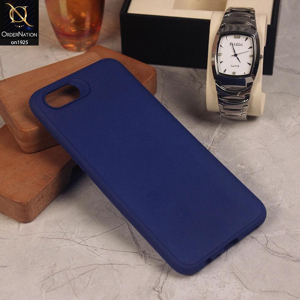 Oppo A1k Cover - Blue - Stylish 3D Camera Soft Jell Cases