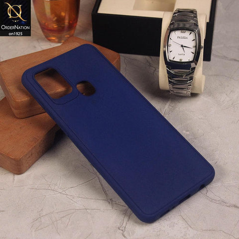 Samsung Galaxy A21s Cover - Blue - Stylish 3D Camera Soft Jell Cases