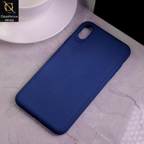iPhone XS Max Cover - Blue - Stylish 3D Camera Soft Jell Cases