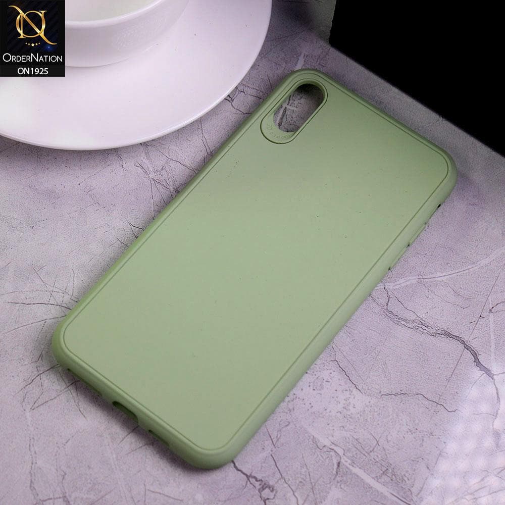 iPhone XS Max Cover - Light Green - Stylish 3D Camera Soft Jell Cases