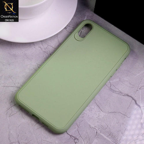 iPhone XS Max Cover - Light Green - Stylish 3D Camera Soft Jell Cases
