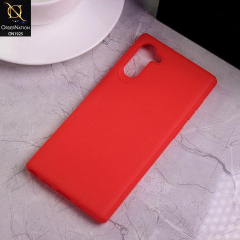 Samsung Galaxy Note 10 Cover - Red - Stylish 3D Camera Soft Jell Cases