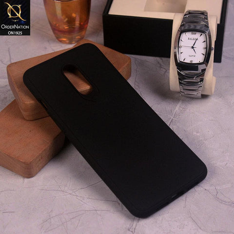 OnePlus 7 Cover - Black - Stylish 3D Camera Soft Jell Cases