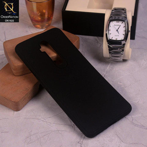 OnePlus 7t Pro Cover - Black - Stylish 3D Camera Soft Jell Cases