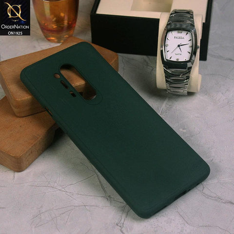 OnePlus 8 Pro Cover - Dark Green - Stylish 3D Camera Soft Jell Cases