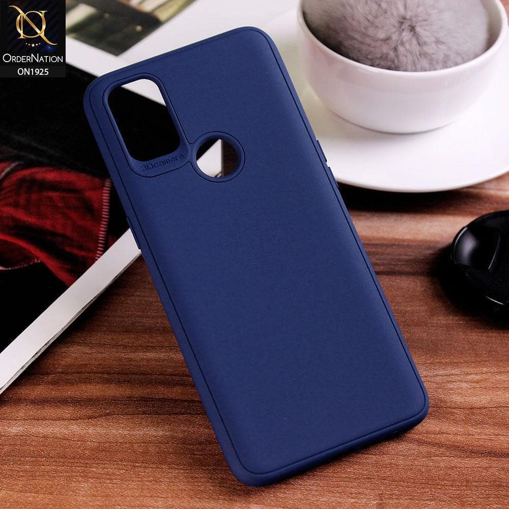 OnePlus Nord N10 Cover - Blue - Stylish 3D Camera Soft Jell Cases