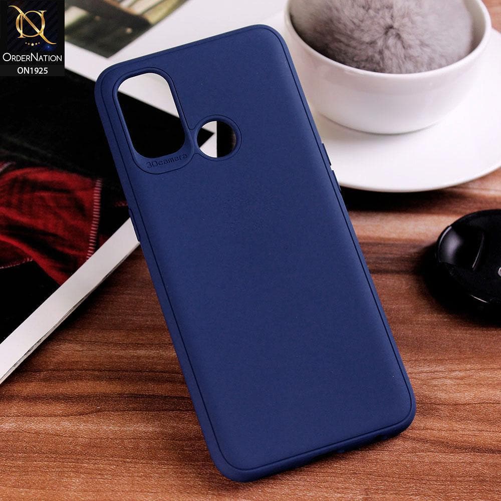 OnePlus Nord N100 Cover - Blue - Stylish 3D Camera Soft Jell Cases