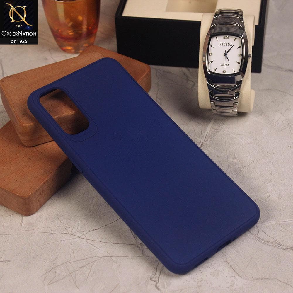 Oppo Reno 4 Cover - Blue - Stylish 3D Camera Soft Jell Cases