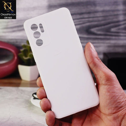 Oppo Reno 6 Cover - White - Stylish 3D Camera Soft Jell Cases