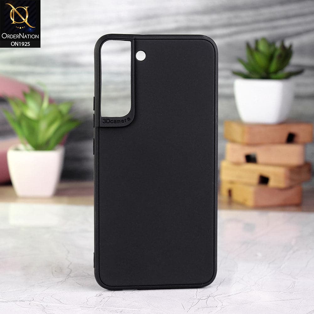 Samsung Galaxy S22 5G Cover - Black - Stylish 3D Camera Soft Jell Case