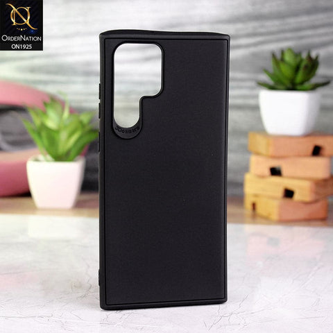 Samsung Galaxy S22 Ultra 5G Cover - Black - Stylish 3D Camera Soft Jell Case