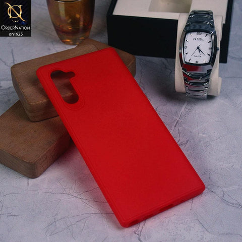 Samsung Galaxy Note 10 Cover - Red - Stylish 3D Camera Soft Jell Cases