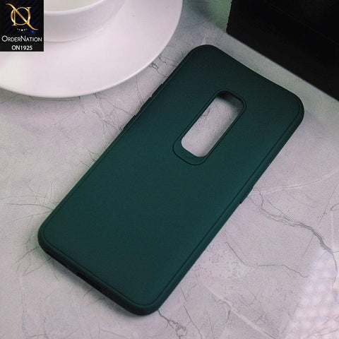 Vivo V17 Pro Cover - Dark Green - Stylish 3D Camera Soft Jell Cases
