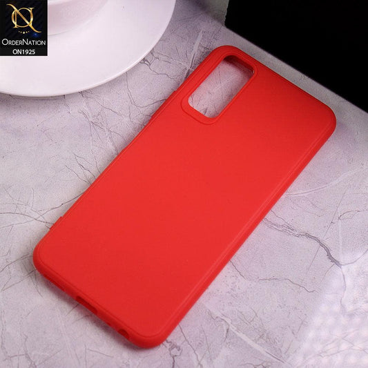 Vivo Y11s Cover - Red - Stylish 3D Camera Soft Jell Cases