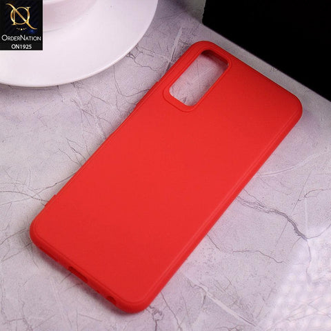 Vivo Y20i Cover - Red - Stylish 3D Camera Soft Jell Cases