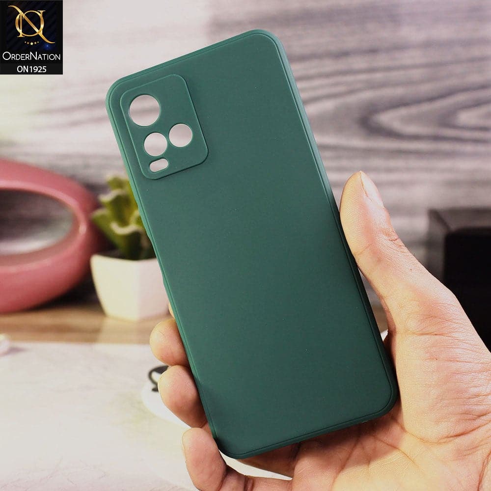 Vivo Y21 Cover - Green - Stylish 3D Camera Soft Jell Cases