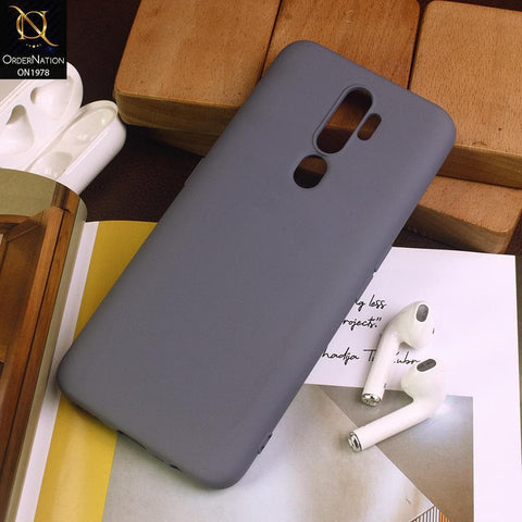 Oppo A9 2020 Cover - Gray - Candy Color Soft Silicon Case