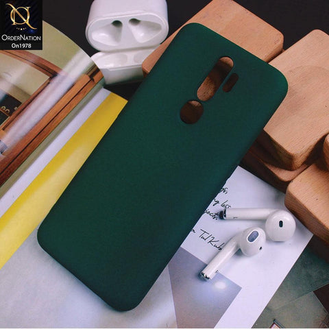 Oppo A5 2020 Cover - Green - Candy Color Soft Silicon Case