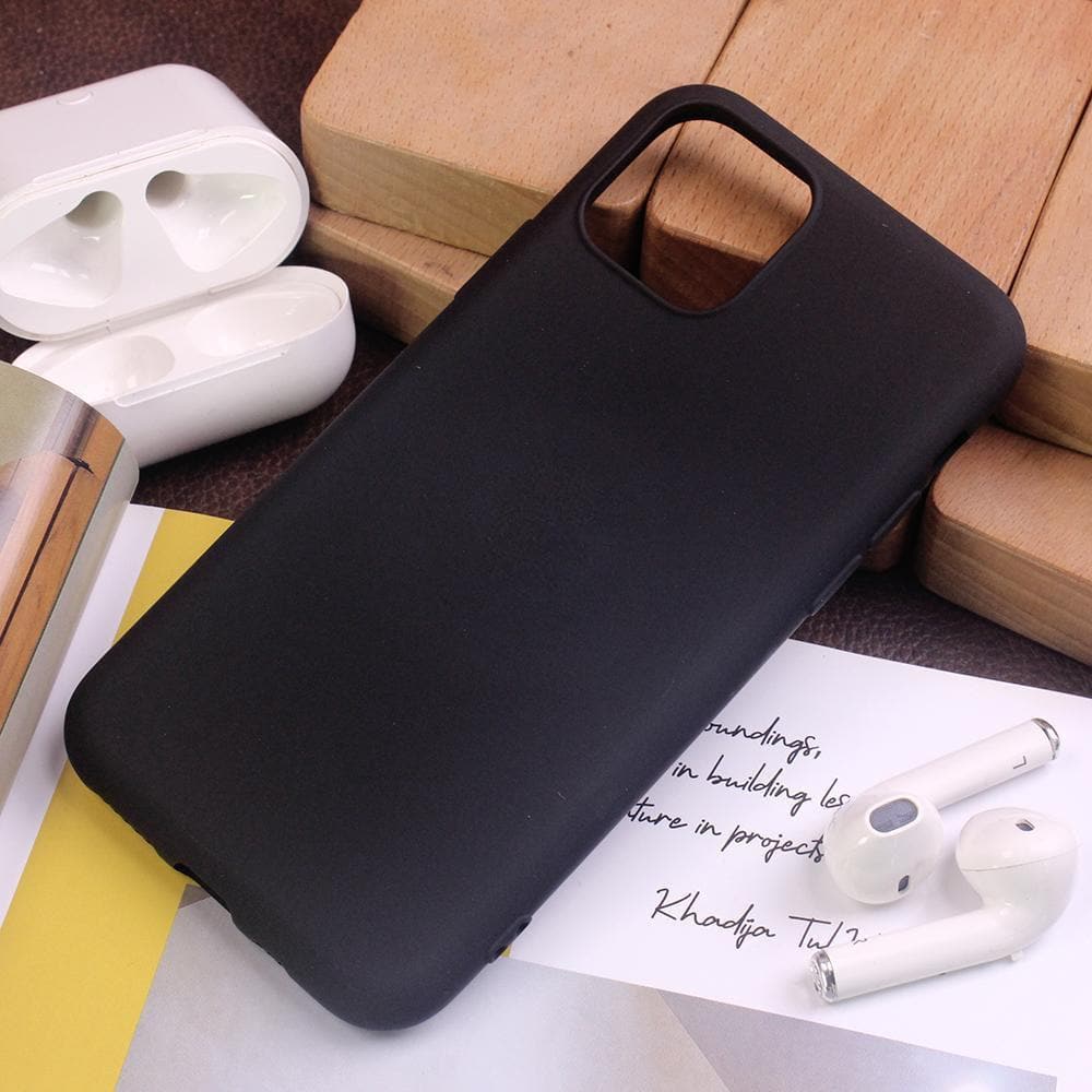 iPhone 11 Pro Cover - Black - Candy Color Soft Silicon Case