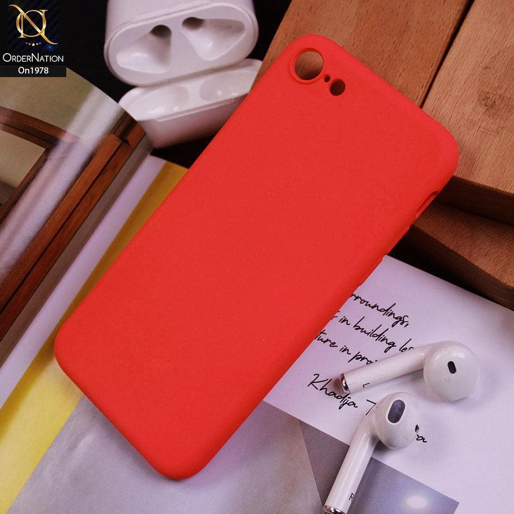 iPhone SE 2020 Cover - Candy Red - Candy Color Soft Silicon Case