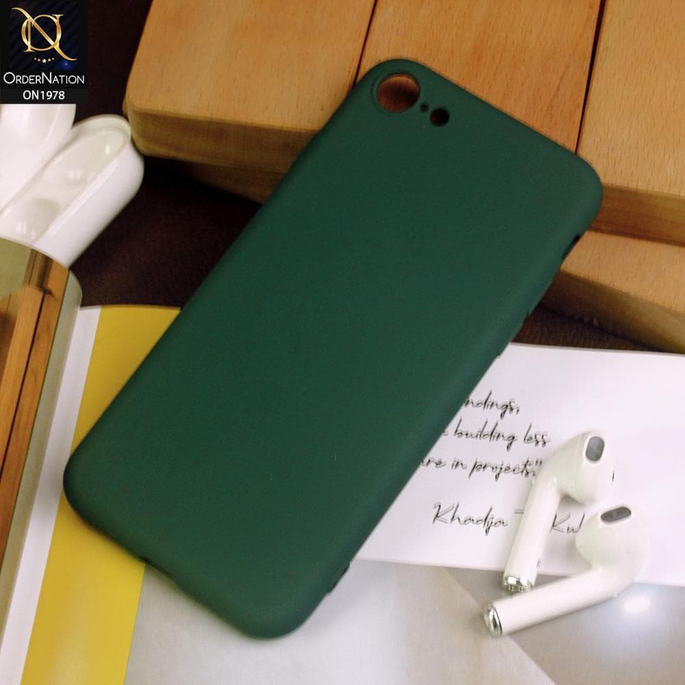 iPhone 8 / 7 Cover - Green - Candy Color Soft Silicon Case