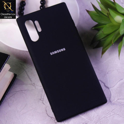 Samsung Galaxy Note 10 Plus Cover - Black - Candy Color Soft Silicon Case