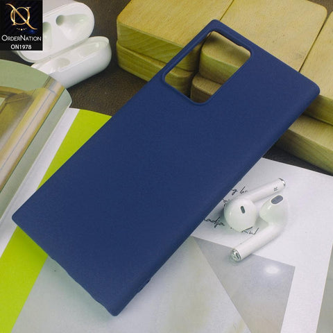 Samsung Galaxy Note 20 Ultra Cover - Blue - Candy Color Soft Silicon Case