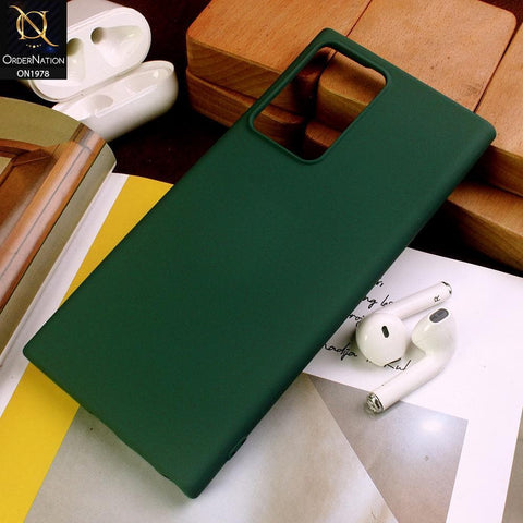 Samsung Galaxy Note 20 Ultra Cover - Green - Candy Color Soft Silicon Case