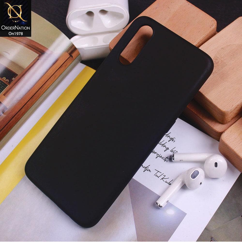 Vivo S1 Cover - Black - Candy Color Soft Silicon Case