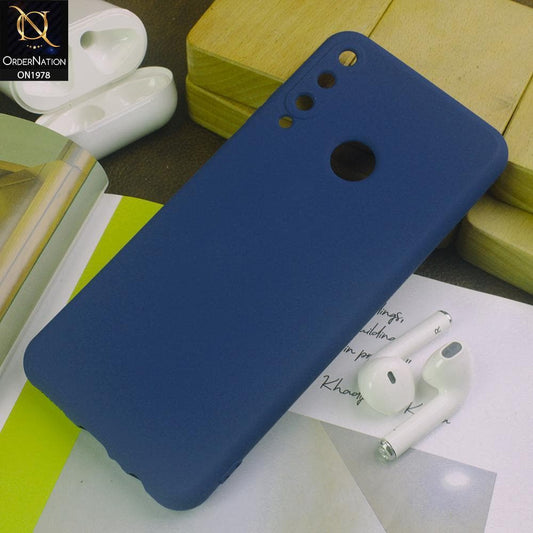 Huawei Y6p Cover - Blue - Candy Color Soft Silicon Case