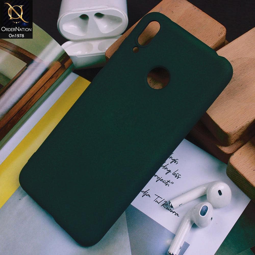 Huawei Y7 Prime 2019 / Y7 2019 / Y7 Pro 2019 Cover - Green - Candy Color Soft Silicon Case