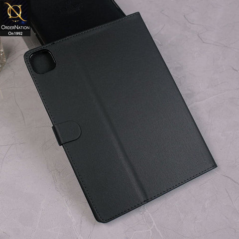 iPad Pro 11 (2020) Cover - Black - Luxury Shockproof Smart Wakeup Flip Book Case