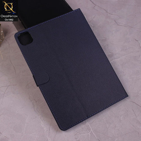 iPad Pro 11 (2020) Cover - Blue - Luxury Shockproof Smart Wakeup Flip Book Case