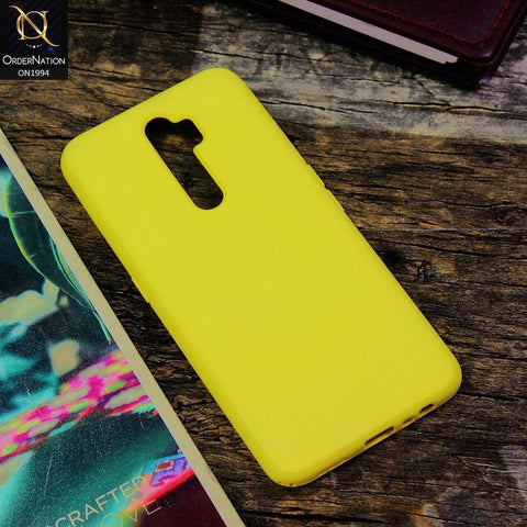 Oppo A5 2020 Cover - Yellow - Matte Shockproof Sillica Gel Soft Case