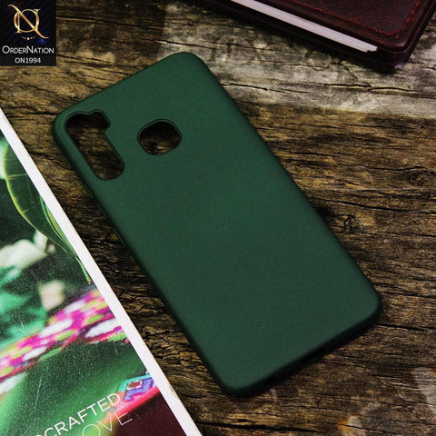 Tecno Camon 12 Air Cover - Moss Green - Matte Shockproof Sillica Gel Soft Case