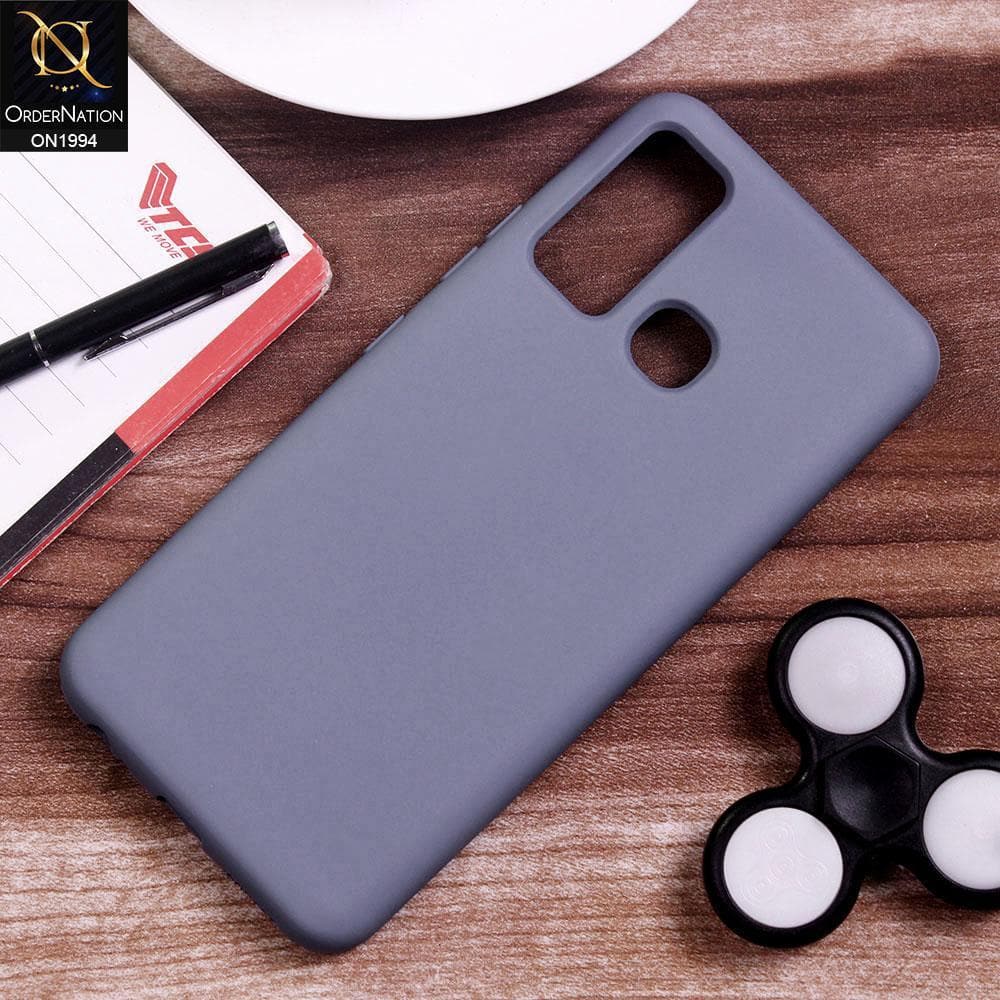 Tecno Spark 5 pro Cover - Light Gray - Matte Shockproof Sillica Gel Soft Case